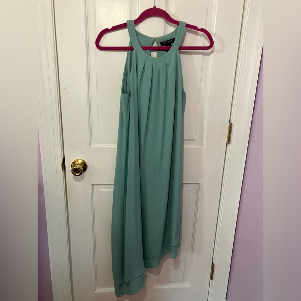 White House Black Market Sea Green Dress - Size 6